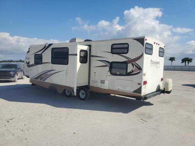 4YDT29127DT411120 - 2013 KEYSTONE PASSPORT WHITE photo 3