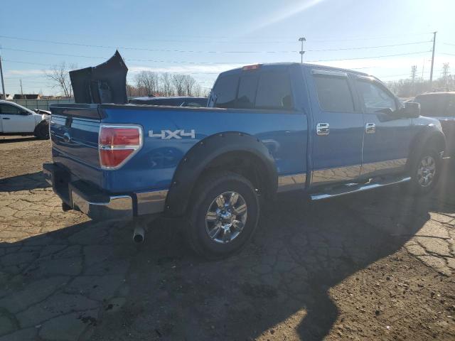 1FTPW14V79FA02976 - 2009 FORD F150 SUPERCREW BLUE photo 3