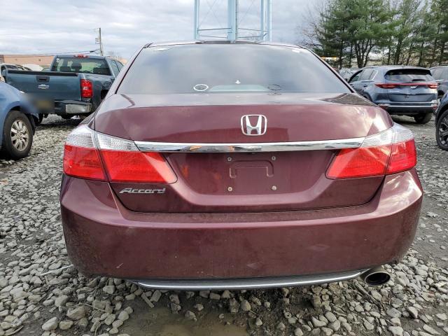 1HGCR2F37FA251229 - 2015 HONDA ACCORD LX BURGUNDY photo 6