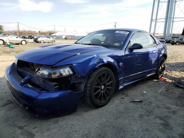 1FAFP40434F109884 - 2004 FORD MUSTANG BLUE photo 1