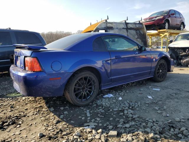 1FAFP40434F109884 - 2004 FORD MUSTANG BLUE photo 3