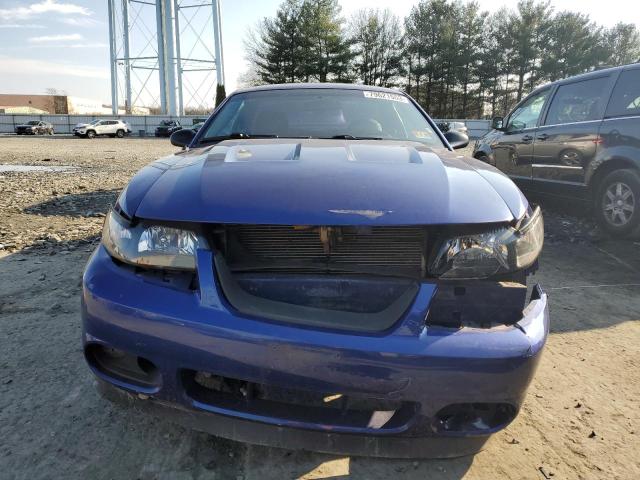 1FAFP40434F109884 - 2004 FORD MUSTANG BLUE photo 5