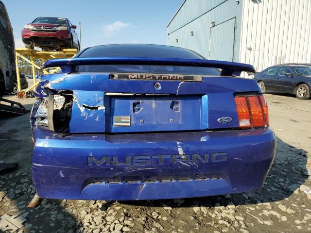 1FAFP40434F109884 - 2004 FORD MUSTANG BLUE photo 6