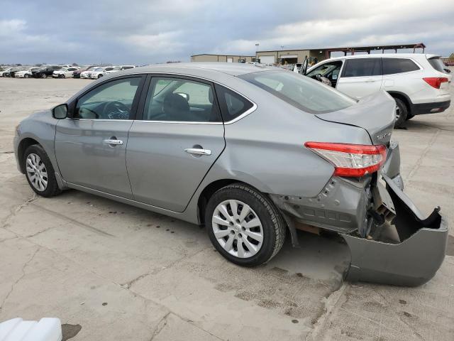 3N1AB7AP8EL638822 - 2014 NISSAN SENTRA S GRAY photo 2