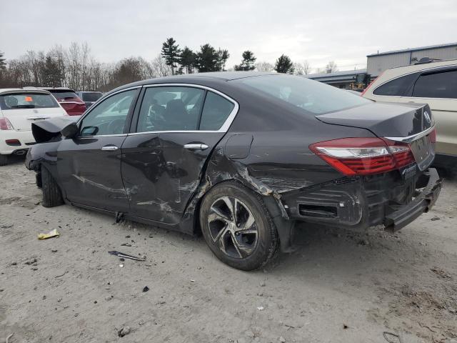 1HGCR2F36HA051090 - 2017 HONDA ACCORD LX GRAY photo 2