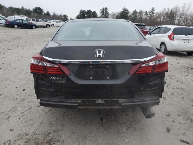 1HGCR2F36HA051090 - 2017 HONDA ACCORD LX GRAY photo 6