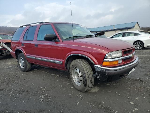 1GNDT13WXYK212345 - 2000 CHEVROLET BLAZER RED photo 4