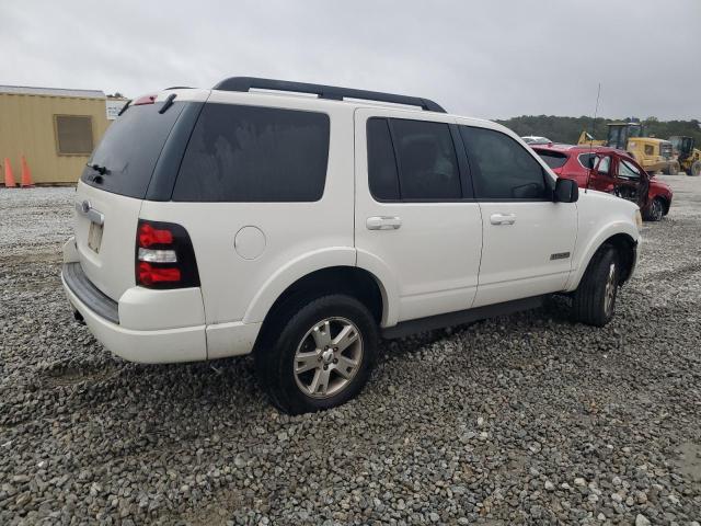 1FMEU63E08UA77486 - 2008 FORD EXPLORER XLT WHITE photo 3