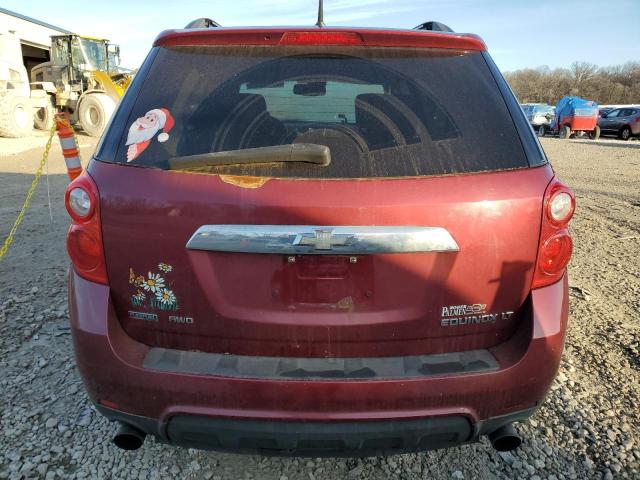 2CNFLNE59B6284575 - 2011 CHEVROLET EQUINOX LT RED photo 6