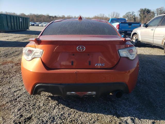 JF1ZNAA18D2717283 - 2013 TOYOTA SCION FR-S ORANGE photo 6