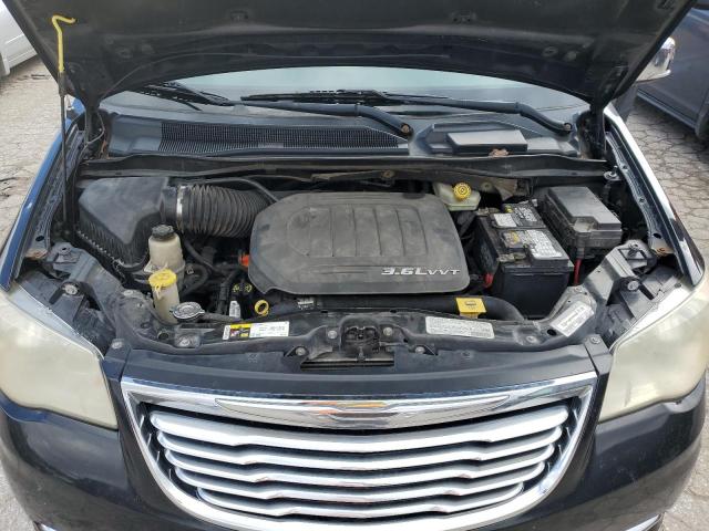 2C4RC1CG6DR647074 - 2013 CHRYSLER TOWN & COU TOURING L BLACK photo 12