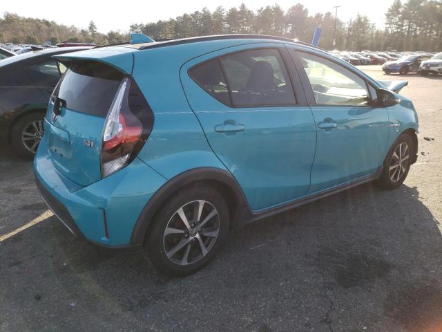 JTDKDTB36J1603567 - 2018 TOYOTA PRIUS C TURQUOISE photo 3