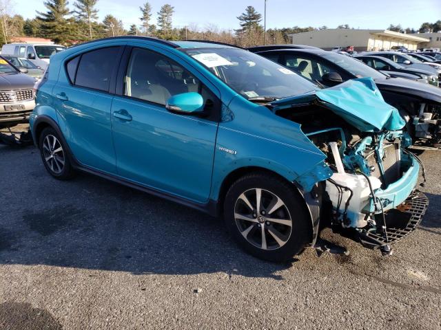 JTDKDTB36J1603567 - 2018 TOYOTA PRIUS C TURQUOISE photo 4