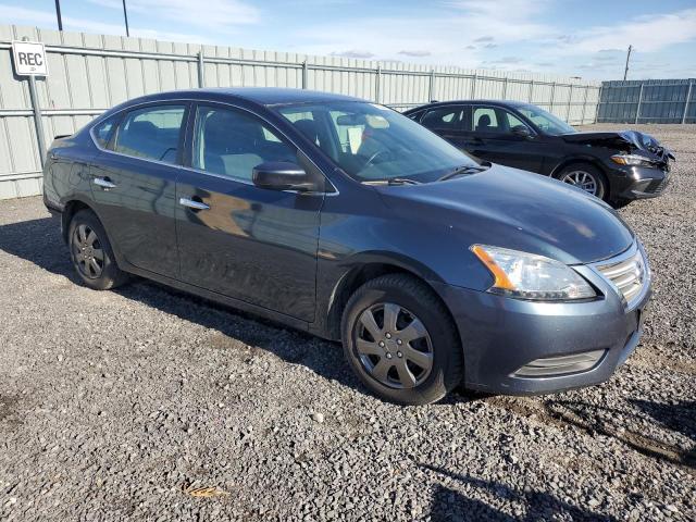 3N1AB7APXFL650844 - 2015 NISSAN SENTRA S BLUE photo 4