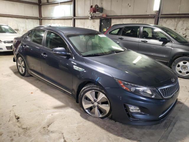 KNAGN4AD7F5087980 - 2015 KIA OPTIMA HYBRID BLUE photo 4