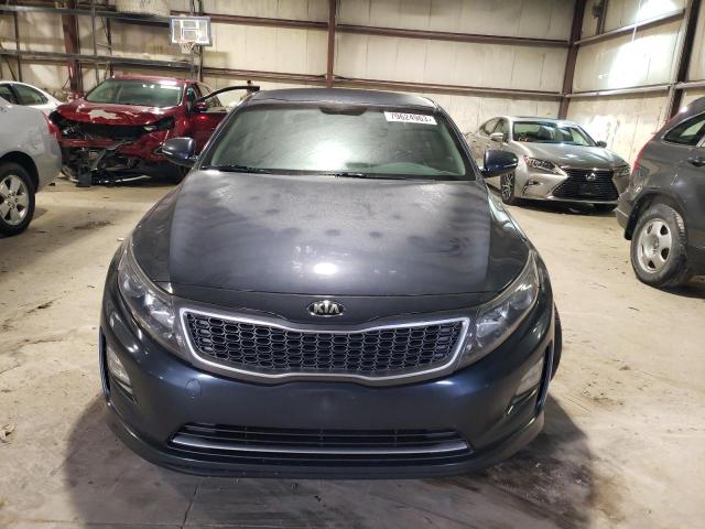 KNAGN4AD7F5087980 - 2015 KIA OPTIMA HYBRID BLUE photo 5