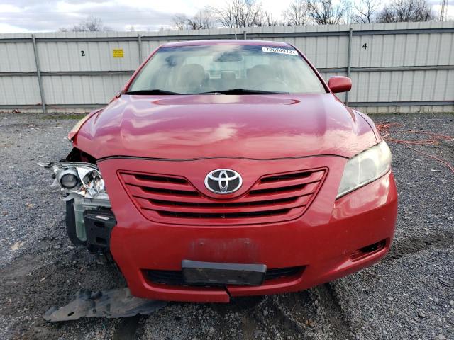 4T1BE46K79U332609 - 2009 TOYOTA CAMRY BASE RED photo 5