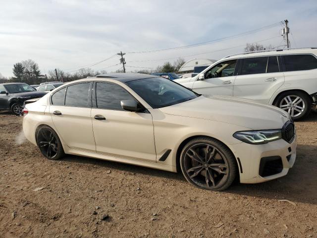 WBA13BK08MCG38585 - 2021 BMW M550XI BEIGE photo 4