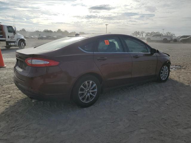 3FA6P0G76FR178115 - 2015 FORD FUSION S BROWN photo 3