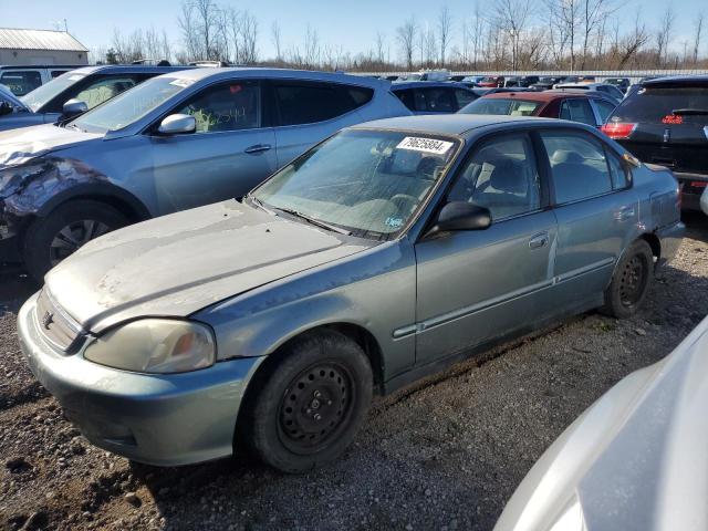 2HGEJ6611YH579403 - 2000 HONDA CIVIC BASE Mavi foto 1