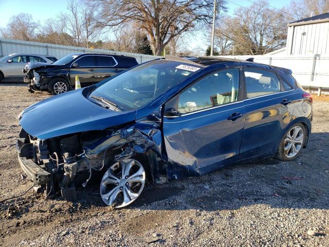 KMHD35LE1DU148231 - 2013 HYUNDAI ELANTRA GT BLUE photo 1