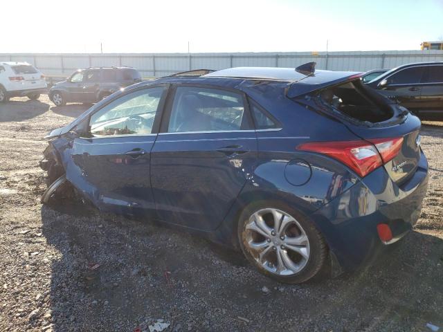 KMHD35LE1DU148231 - 2013 HYUNDAI ELANTRA GT BLUE photo 2