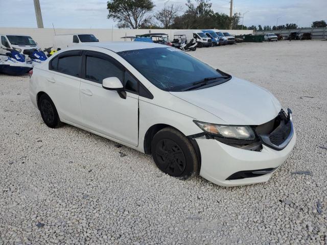 19XFB2F50DE083901 - 2013 HONDA CIVIC LX WHITE photo 4