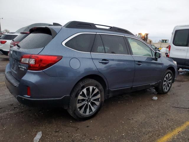 4S4BSANC8H3368444 - 2017 SUBARU OUTBACK 2.5I LIMITED BLUE photo 3