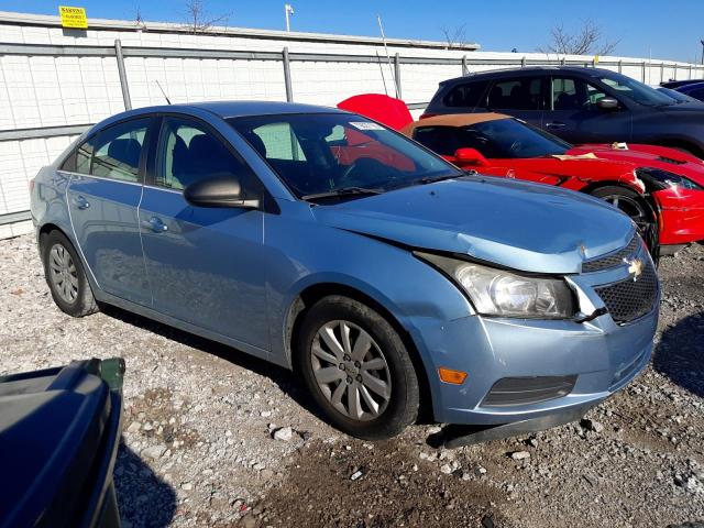 1G1PC5SH9B7143750 - 2011 CHEVROLET CRUZE LS TURQUOISE photo 4