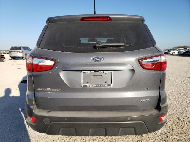 MAJ6P1UL1JC223346 - 2018 FORD ECOSPORT SE GRAY photo 6