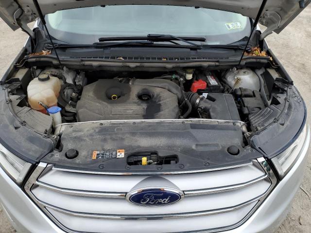 2FMPK4J90GBB26425 - 2016 FORD EDGE SEL SILVER photo 11