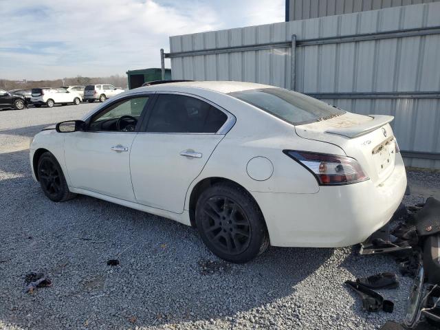 1N4AA5AP4EC467671 - 2014 NISSAN MAXIMA S WHITE photo 2