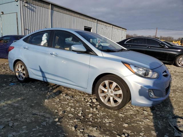 KMHCU4AE2DU278508 - 2013 HYUNDAI ACCENT GLS BLUE photo 4