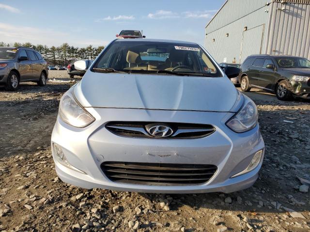 KMHCU4AE2DU278508 - 2013 HYUNDAI ACCENT GLS BLUE photo 5