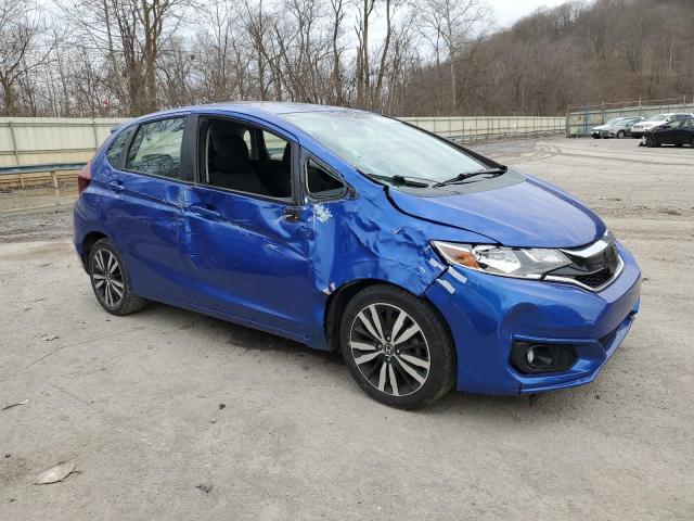 3HGGK5H88KM732328 - 2019 HONDA FIT EX BLUE photo 4