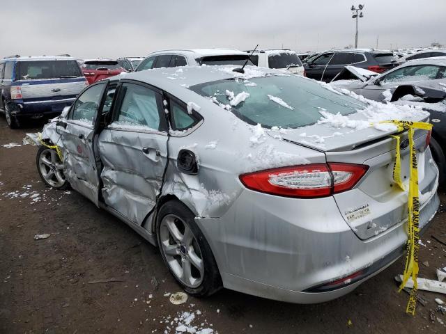 3FA6P0H77GR192587 - 2016 FORD FUSION SE SILVER photo 2