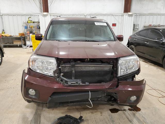 5FNYF4H5XBB078900 - 2011 HONDA PILOT EXL MAROON photo 5