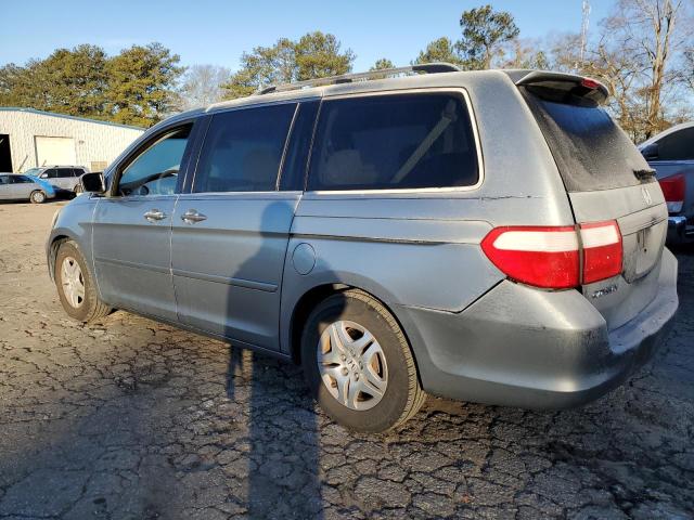 5FNRL38497B091188 - 2007 HONDA ODYSSEY EX SILVER photo 2