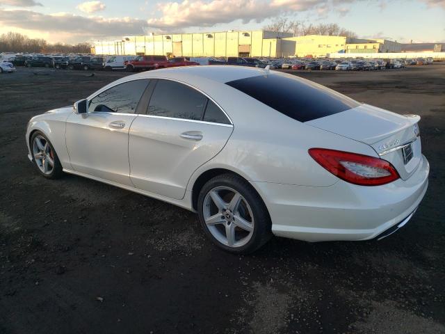 WDDLJ9BB2DA062518 - 2013 MERCEDES-BENZ CLS 550 4MATIC WHITE photo 2