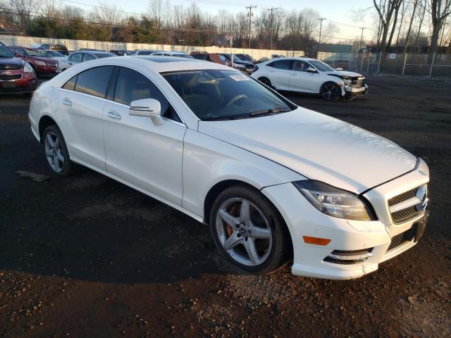 WDDLJ9BB2DA062518 - 2013 MERCEDES-BENZ CLS 550 4MATIC WHITE photo 4