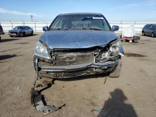 5FNRL38417B028506 - 2007 HONDA ODYSSEY EX BLUE photo 5