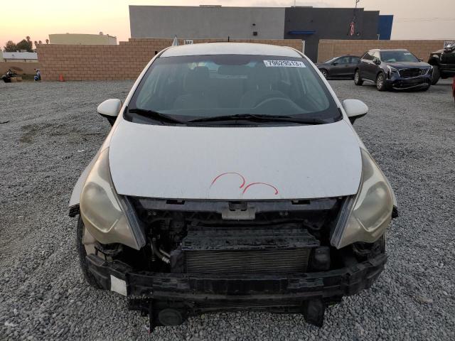 KNADM4A38D6318762 - 2013 KIA RIO LX WHITE photo 5