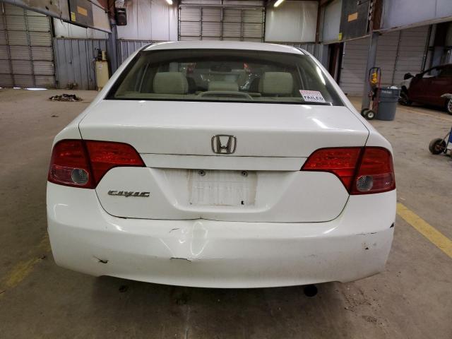 1HGFA16808L114280 - 2008 HONDA CIVIC EX WHITE photo 6