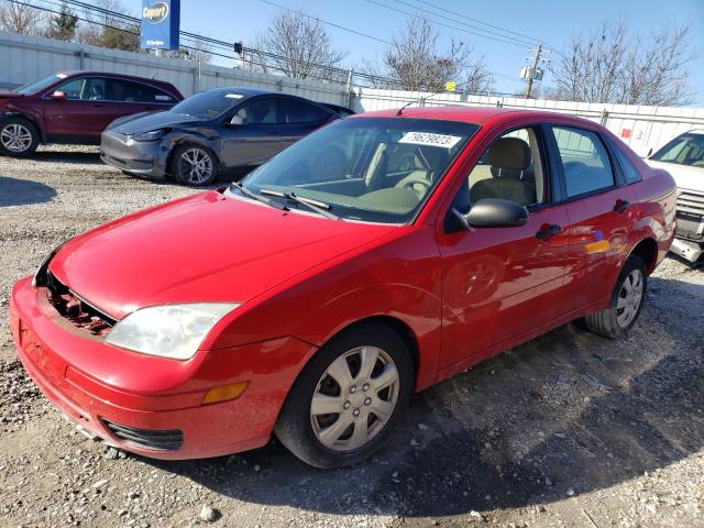 1FAFP34N65W291952 - 2005 FORD FOCUS ZX4 RED photo 1