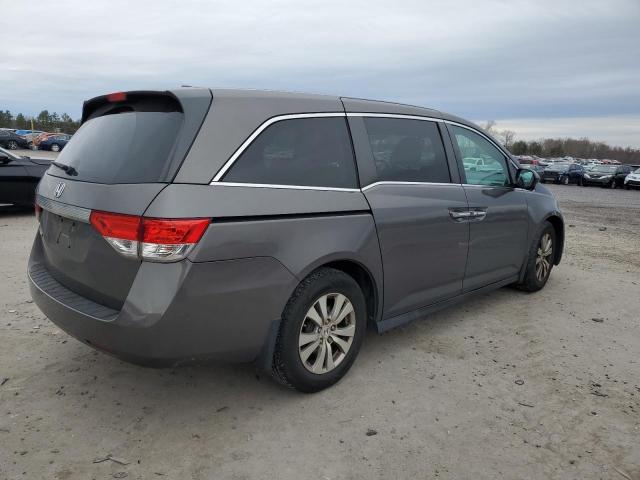 5FNRL5H61EB131452 - 2014 HONDA ODYSSEY EXL GRAY photo 3