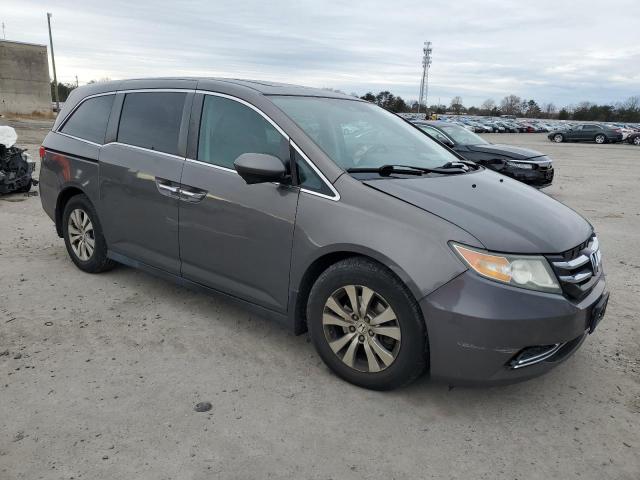 5FNRL5H61EB131452 - 2014 HONDA ODYSSEY EXL GRAY photo 4