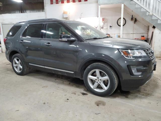 1FM5K8D88HGE29237 - 2017 FORD EXPLORER XLT CHARCOAL photo 4