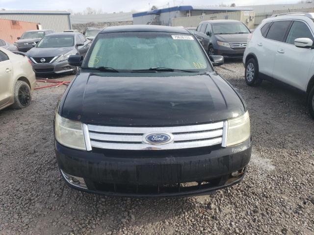 1FAHP24W68G182742 - 2008 FORD TAURUS SEL BLACK photo 5