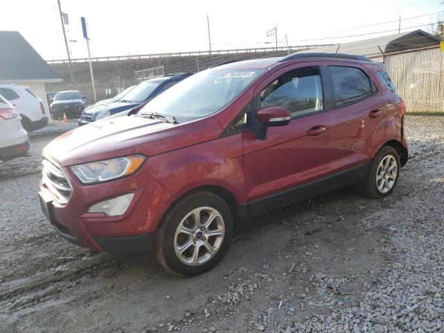 MAJ6P1UL3JC174795 - 2018 FORD ECOSPORT SE RED photo 1