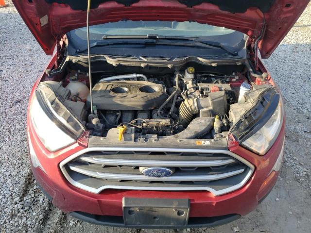 MAJ6P1UL3JC174795 - 2018 FORD ECOSPORT SE RED photo 11